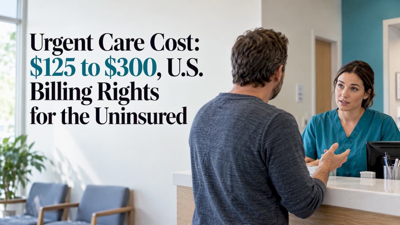 Urgent Care Cost: $125 to $300, U.S. Billing Rights for the Uninsured